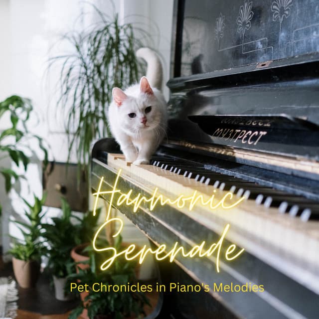Harmonic Serenade: Pet Chronicles in Piano's Melodies - Amazing Jazz Piano Background