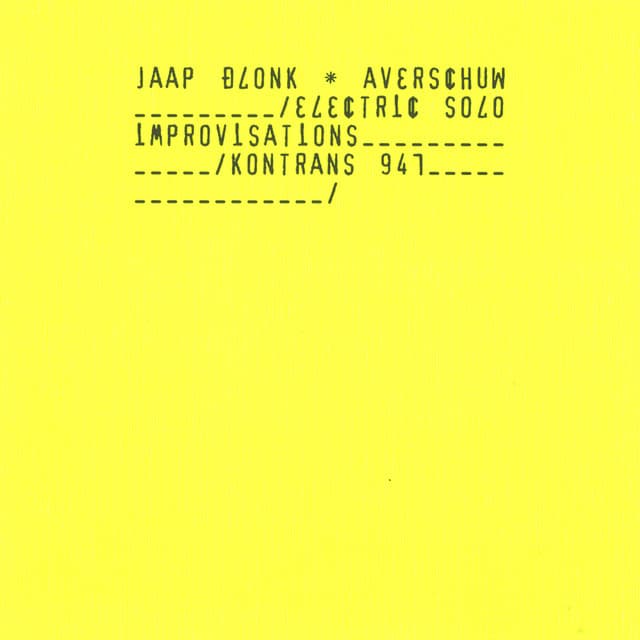 Averschuw - Jaap Blonk