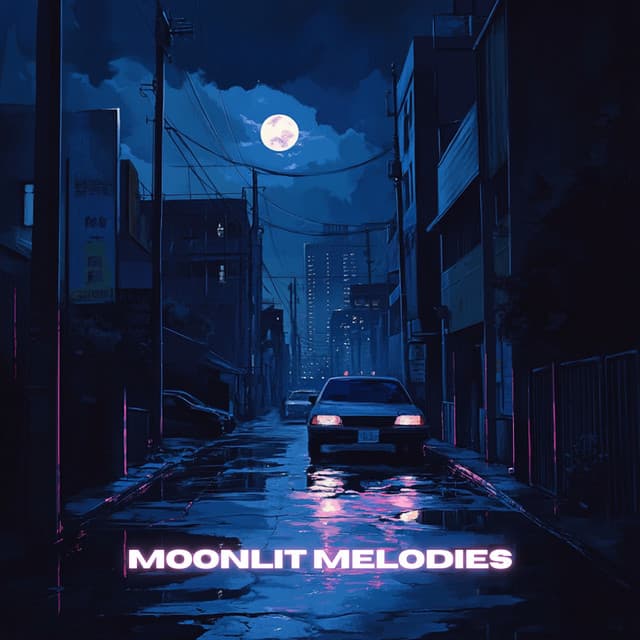 Moonlit Melodies - Night time LO-FI Chill hop Music - Lo-Fi Serenity