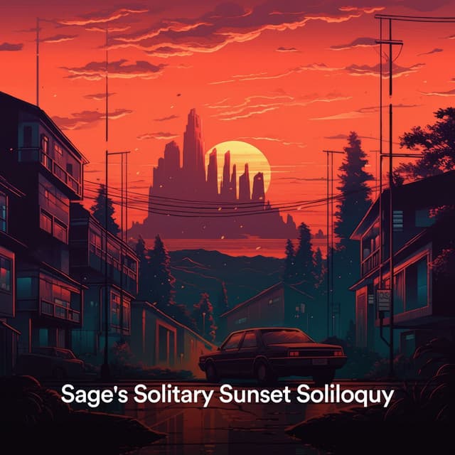 Sage's Solitary Sunset Soliloquy - Therapeutic Music Zone