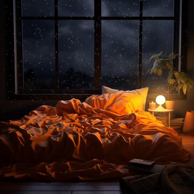 Binaural Rain Sleep: Nighttime Drizzle Harmonies - Solfeggio Sanctuary