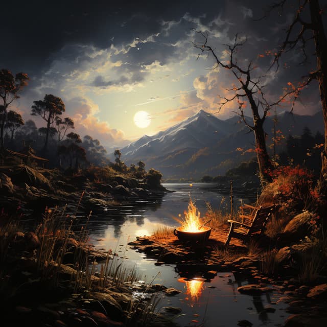 Abrazo De La Llama: Relajantes Melodías Del Spa - Naturaleza suena colaboración