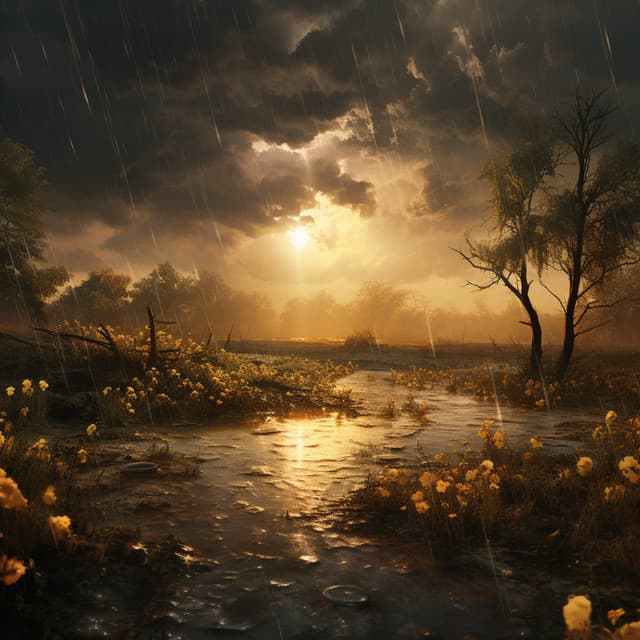 Serenidad De La Lluvia: Melodías Meditativas De Lluvia - Sonidos de la naturaleza de la isla