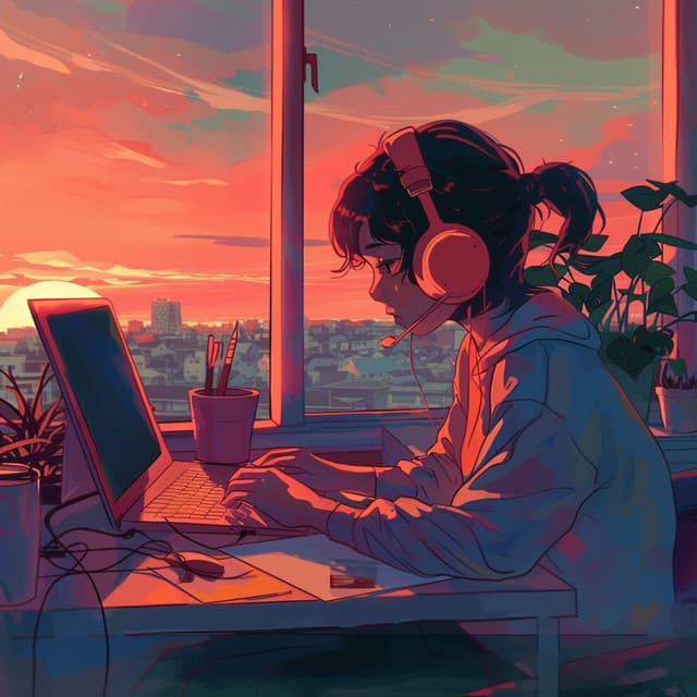 Focus Groove Lofi: Study Sound Patterns - Office Music