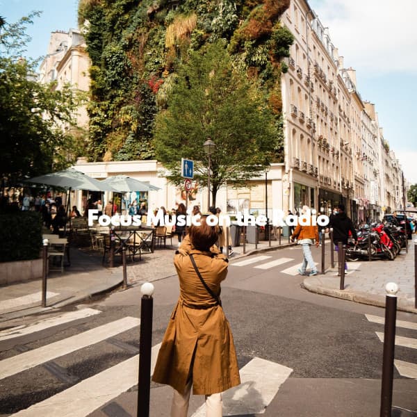 Focus Music on the Radio - French Cafe Jazz Relaxation