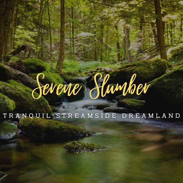 Stream's Serene Slumber: Nature's Sleepscape - Soothing Waterfalls