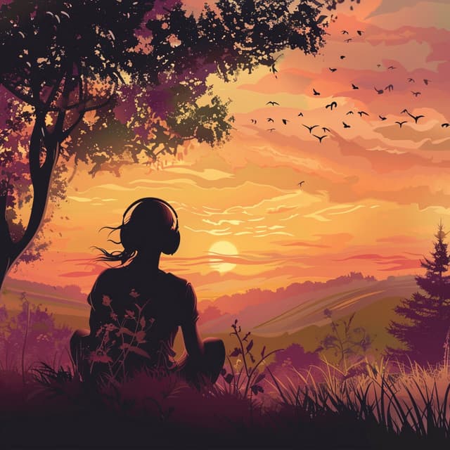 Echoes of Relaxation: Calm Timbres Mellow - Nature & Sounds Background