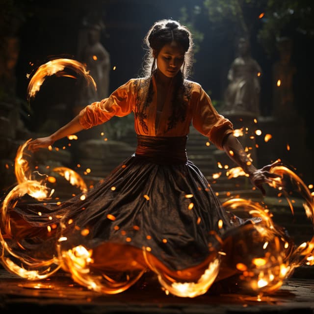 Viaje De Fuego: Melodía De Fuego Salvaje - Oasis de calma para aliviar el estrés