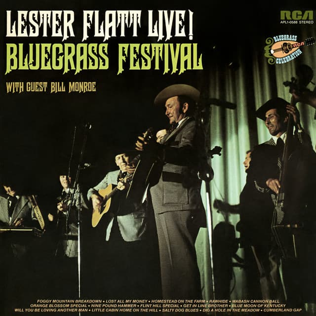 Live Bluegrass Festival with Special Guest Bill Monroe - Lester Flatt