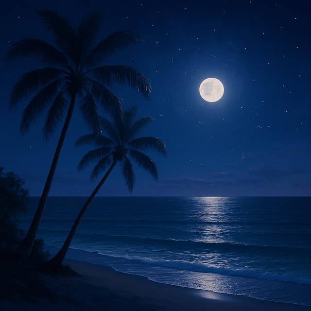 12AM Coastal: Still Winds, Slow Currents - Ocean Waves For Sleep