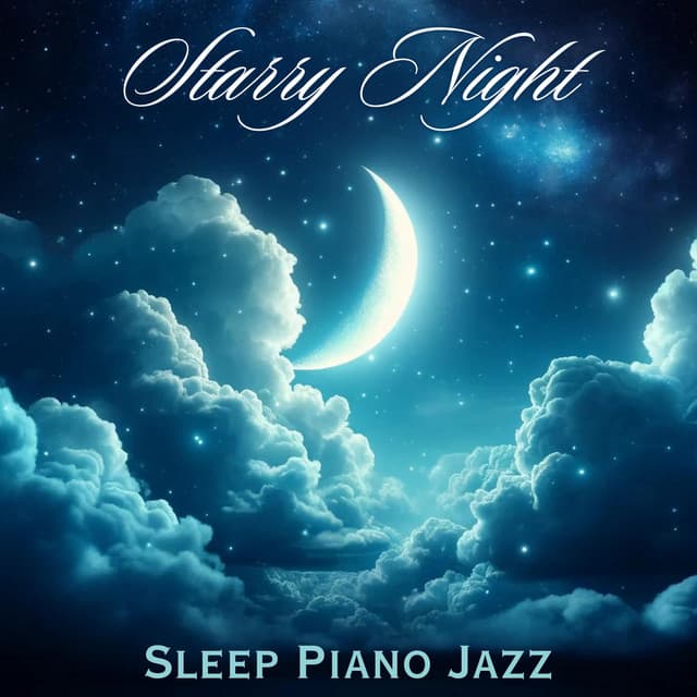 Cloudless Starry Night: Sleep Piano Jazz to Lull You into Gentle Rest - French Piano Jazz Music Oasis