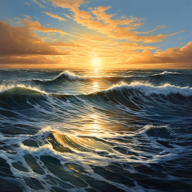 Camino Del Conocimiento Oceánico: Olas Binaurales Serenas Para El Estudio - Frecuencias de sueño