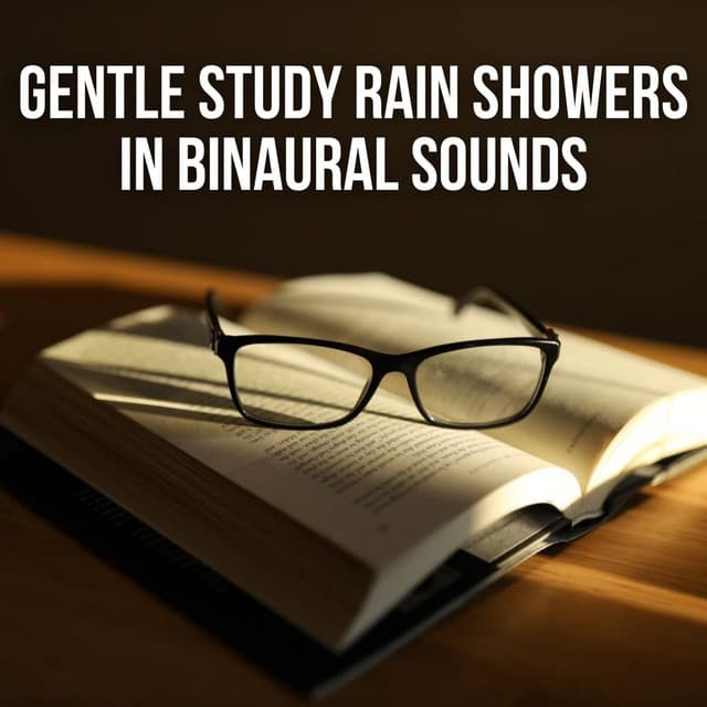 Gentle Study Rain Showers in Binaural Sounds - Binaural Shapers