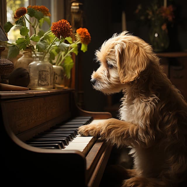 Armonía De Piano Para Perros - Salón con piano bar