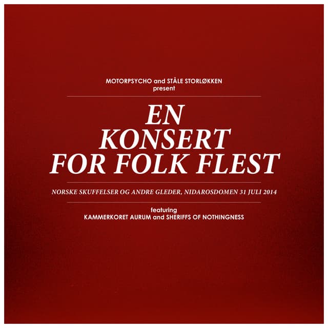 En konsert for folk flest - Motorpsycho