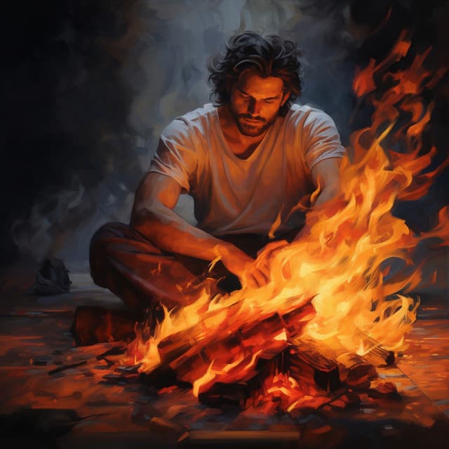 Relajación Binaural: Ritmos De Calma Junto Al Fuego - Seno descansado