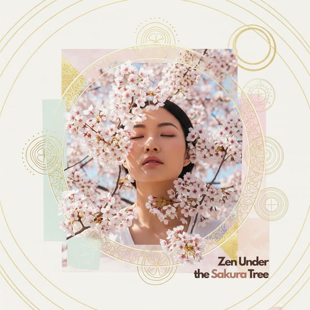 Zen Under the Sakura Tree - Stress Relief Calm Oasis