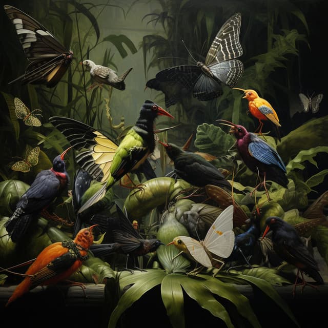 The Sound of Nature with Wind and Crickets - Island Nature Sounds