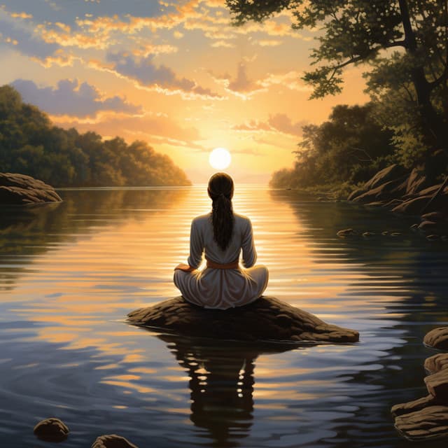 Serene Water Music for Meditation - Static Peace