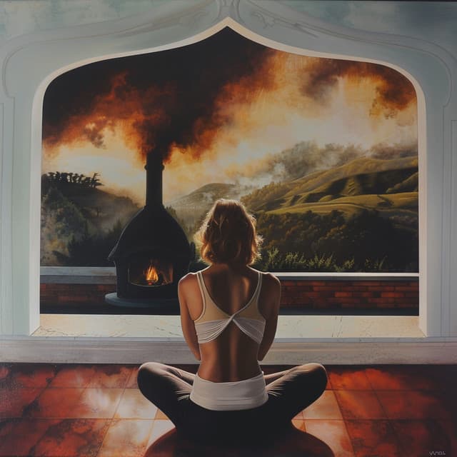 Sueño Del Fuego Binaural: Paz Nocturna - Estrella del sueño