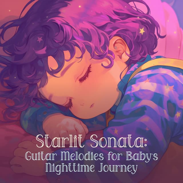 Starlit Sonata: Guitar Melodies for Baby's Nighttime Journey - Nursery Ambience