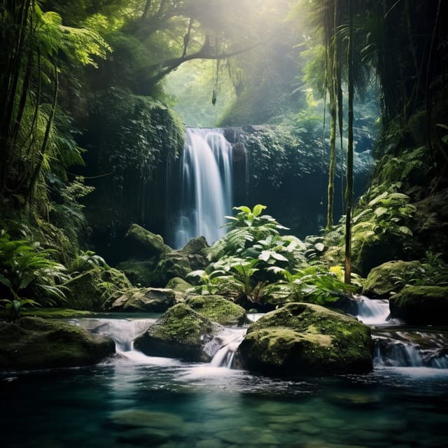 Meditation Oasis: Piano Amidst the Waterfall - Relaxing Piano Music Masters