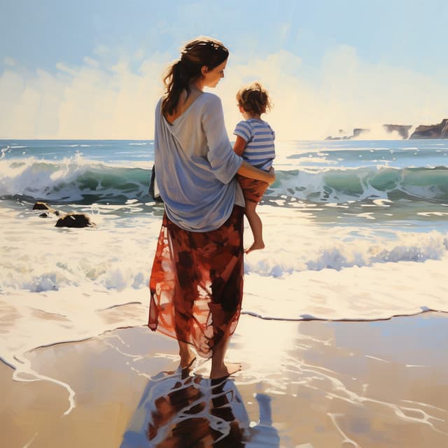 Olas Alegres: Música Junto Al Océano Para Bebés Felices - Flor de Loto