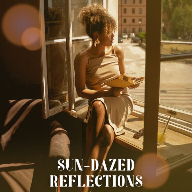Sun-Dazed Reflections: Sunflare Noir - Jazzy Coffee Shop