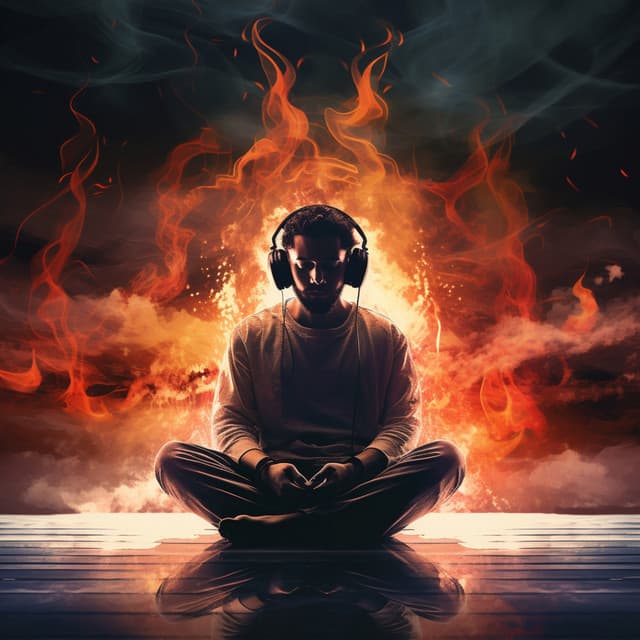 Binaural Fire Focus: Concentration Flames Tune - Dark Focus