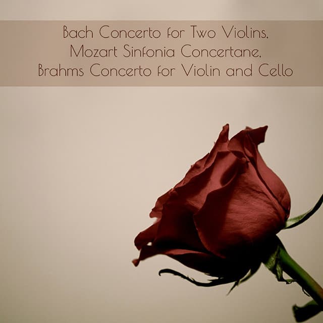 Bach Concerto for Two Violins, Mozart Sinfonia Concertane, Brahms Concerto for Violin and Cello - Jascha Heifetz