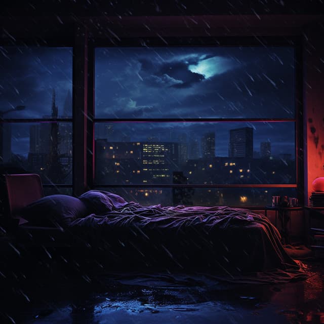 Rainfall Lullaby Rhythms: Sleep Rain's Artful Reflections - Plant Frequencies Collective