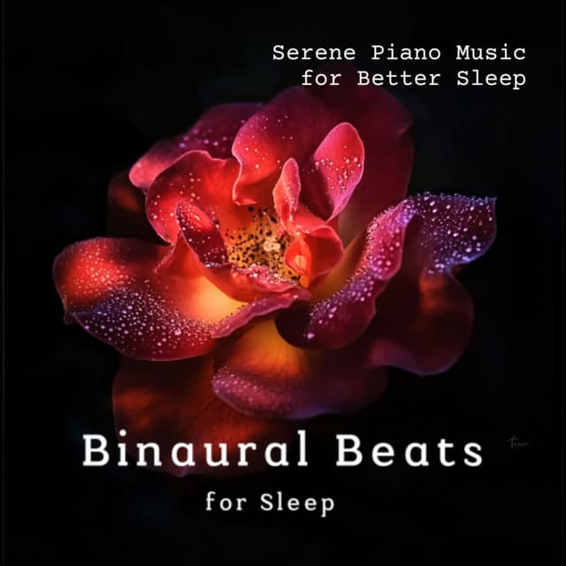 Serene Piano Music - for Better Sleep - Binaural Beats for Sleep