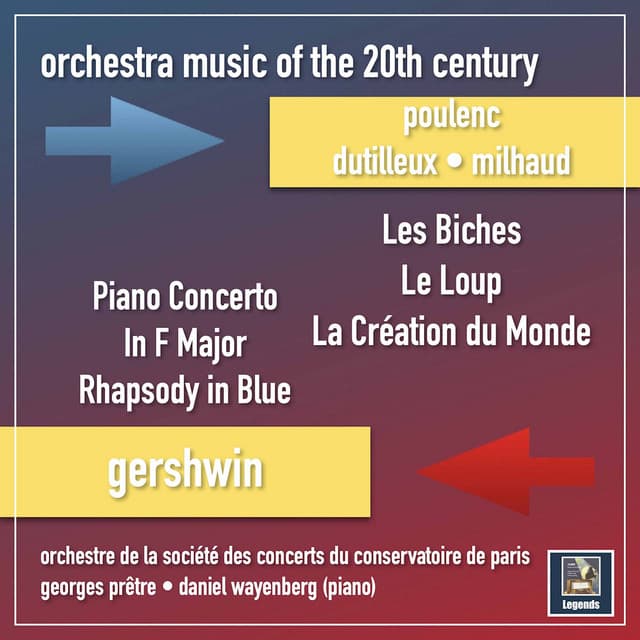Orchestra Music of the 20th Century - Orchestre De La Société Des Concerts Du Conservatoire
