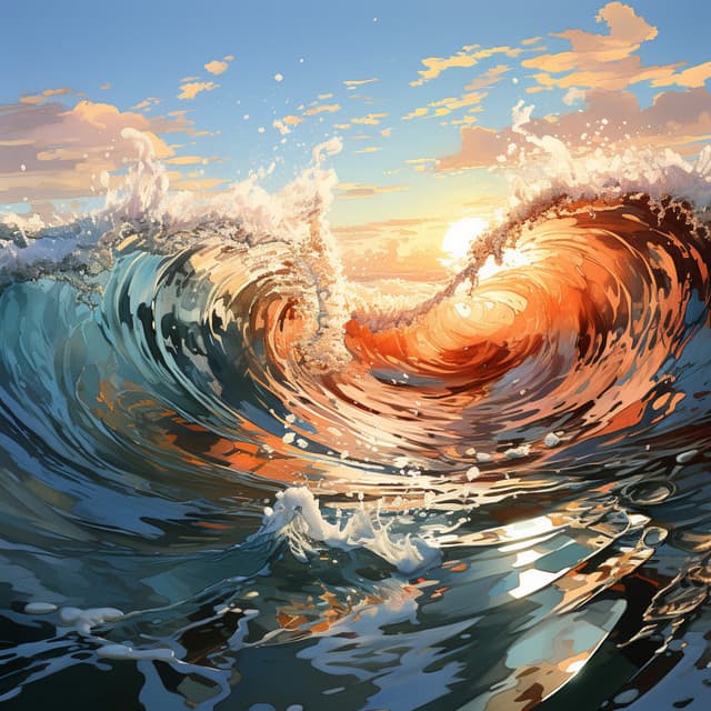 Corriente De Serenidad: Paisaje Acuático Meditativo - Nirvana del ruido