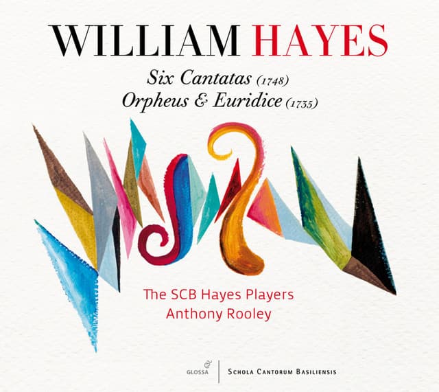 Hayes: 6 Cantatas - Orpheus and Euridice - William Hayes