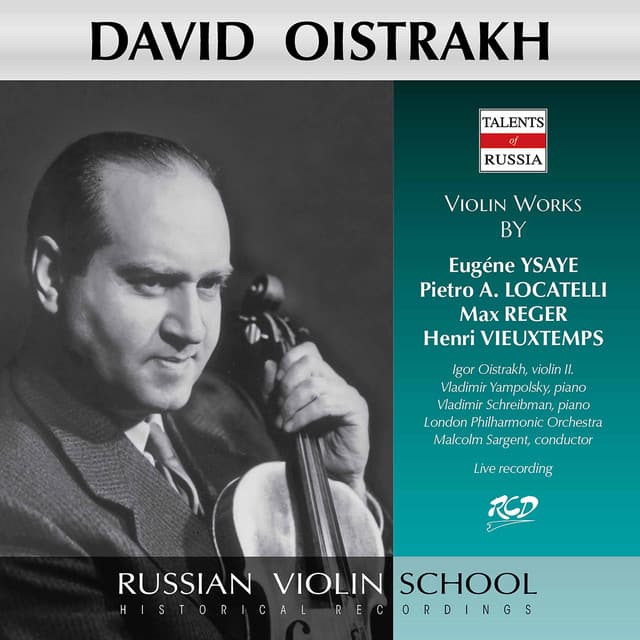 Locatelli, Vieuxtemps & Others: Works - David Oistrakh