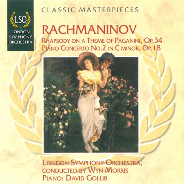 Rachmaninov: Rhapsody on a Theme of Paganini - Concerto for Piano & Orchestra No. 2 - Sergei Rachmaninoff