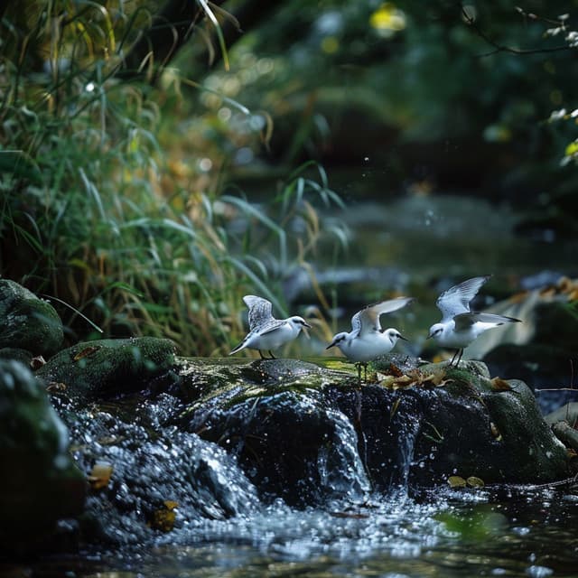 Soothing Binaural Spa: Gentle Creek and Nature Bird Ambience - Relaxation Meditation and Spa