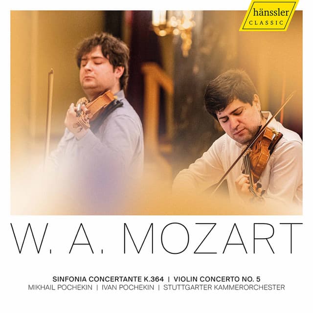 Mozart: Violin Concerto No. 5, K. 219 & Sinfonia Concertante, K. 364 - Wolfgang Amadeus Mozart