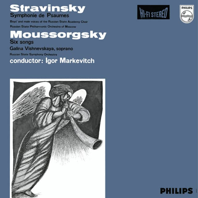 Mussorgsky: Songs; Tcherepnin: Tati-Tati; L. Mozart: Toy Symphony; Bizet: Jeux d'enfants - USSR Symphony Orchestra