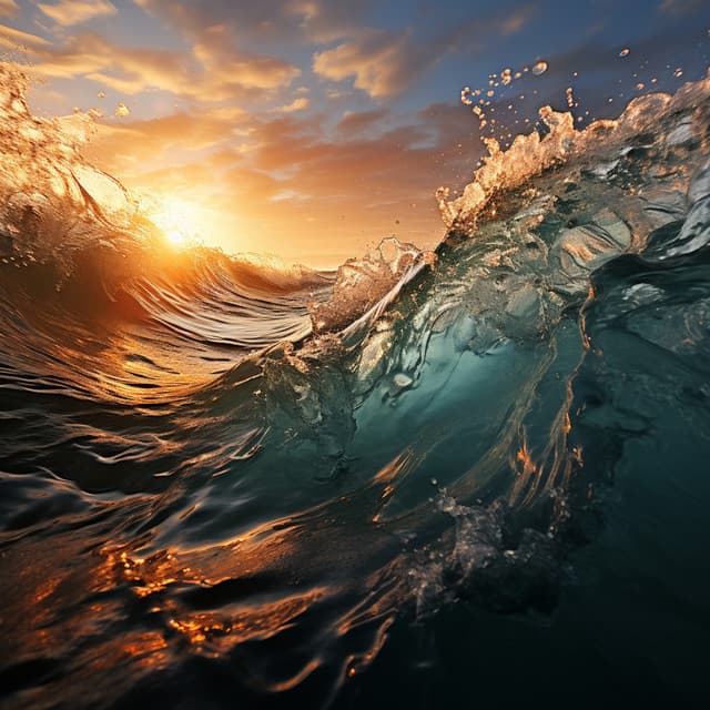 Los Ritmos Oceánicos De La Naturaleza: Relajantes Ecos De Las Olas - Academia de Música para Reducir el Estrés