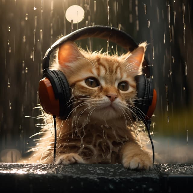 Rain Purr: Cats Peaceful Realm - Cat Music Hour