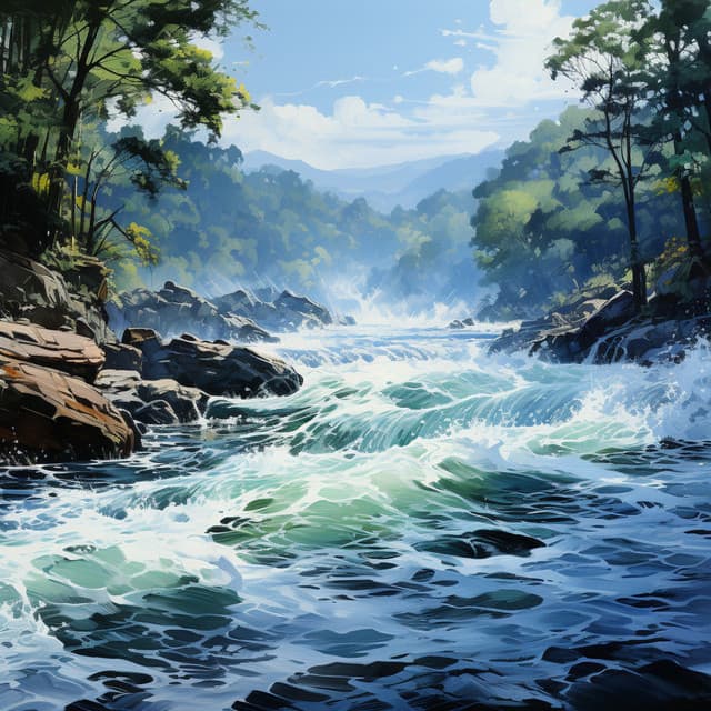 Mareas Tranquilas: Dormir Con Suaves Sonidos Acuáticos - Fondos de sonidos de la naturaleza