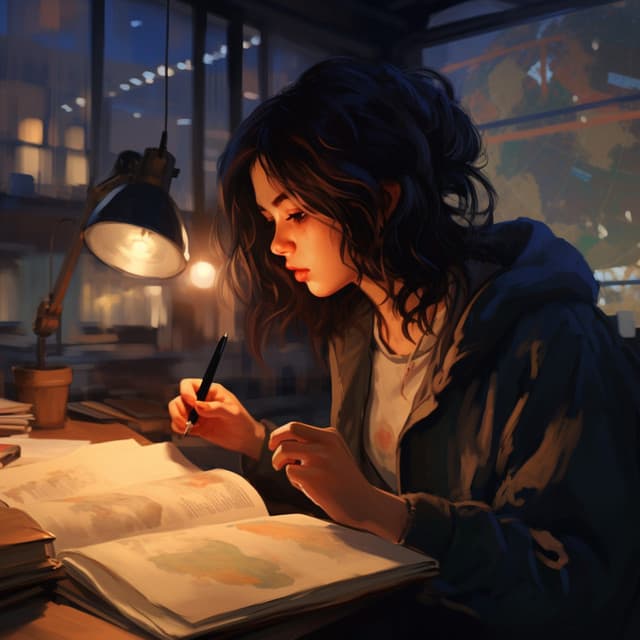 Focus and Lofi: Harmonic Study Tunes - Lofi Sax