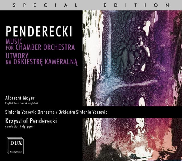 Penderecki: Music for Chamber Orchestra - Krzysztof Penderecki