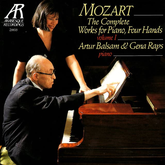 Mozart: Sonata in F Major, K.497, Fantasy No. 1 in F Minor, K. 594, Sonata in B-Flat Major, K. 358 - Artur Balsam